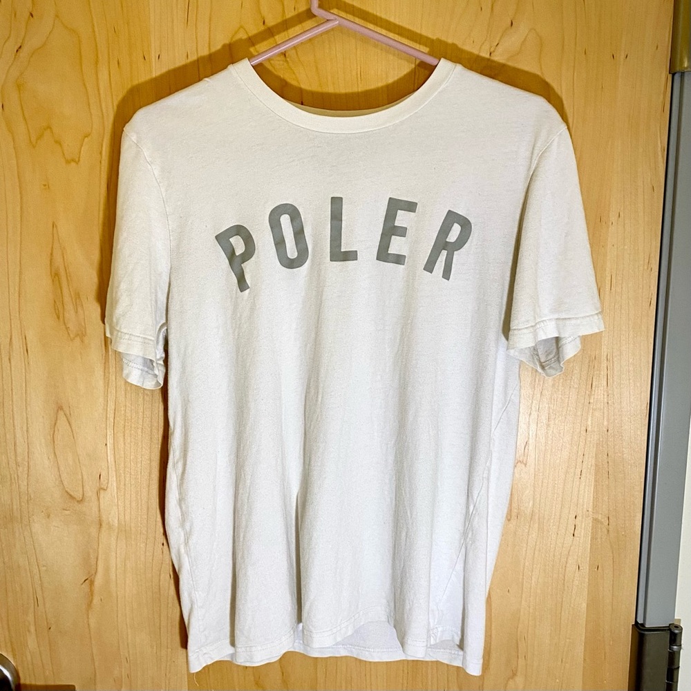 White Poler state tee
